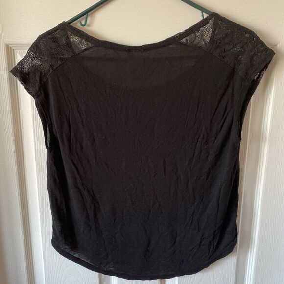 Victorias Secret Pink Top Size XS 1986 Sleeveless Lace Boat Neck Asymmetrical - Picture 7 of 9